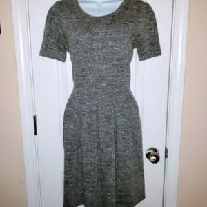 Madewell 1937 Grey Classic Skater Dress Pockets! S